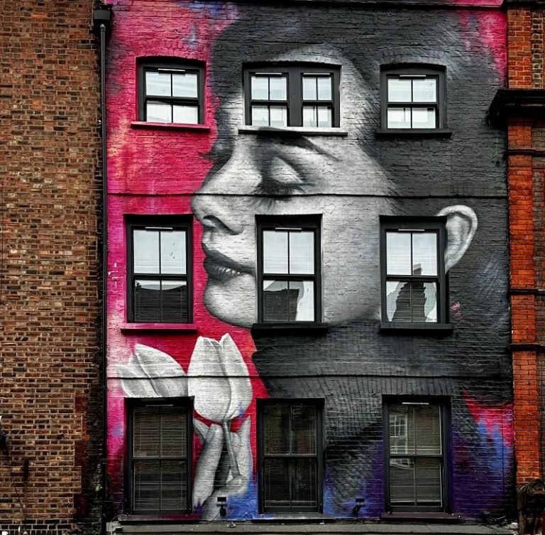 Zabou - Audrey Hepburn_Brick Lane, London