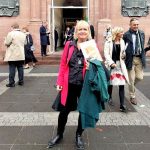 Pia bei der Preisverleihung
