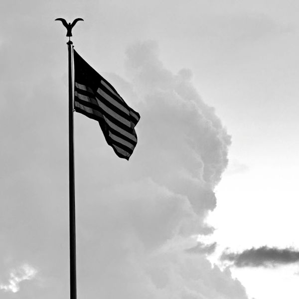 US-Flagge am Fahnenmast
