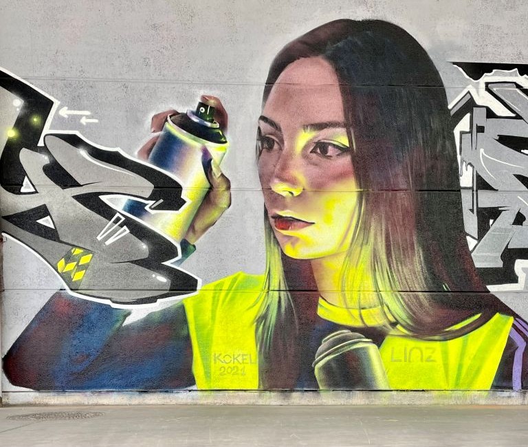 Link Mural Harbor Linz