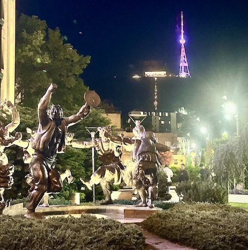 Skulpturengruppe Berikaoba in Tbilisi