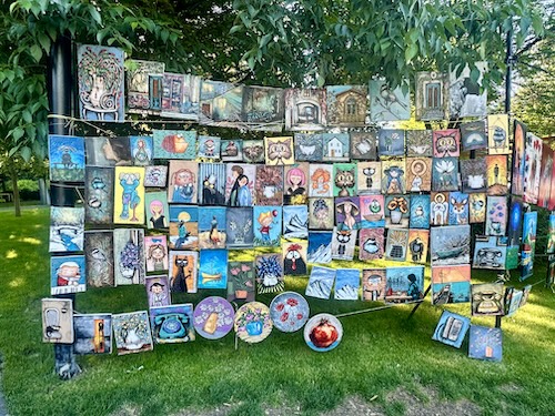 Souvenirs im 9.-März-Park